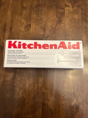 KitchenAid Sausage Stuffer Tubes Stand Mixer Attachment - White + Instructions